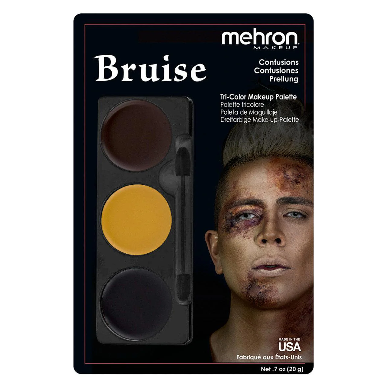 Mehron Tri-Color Palette