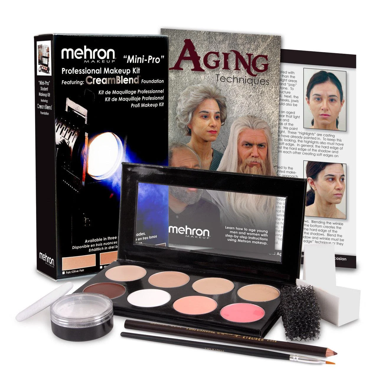 Mehron Mini-Pro Student Makeup Kit