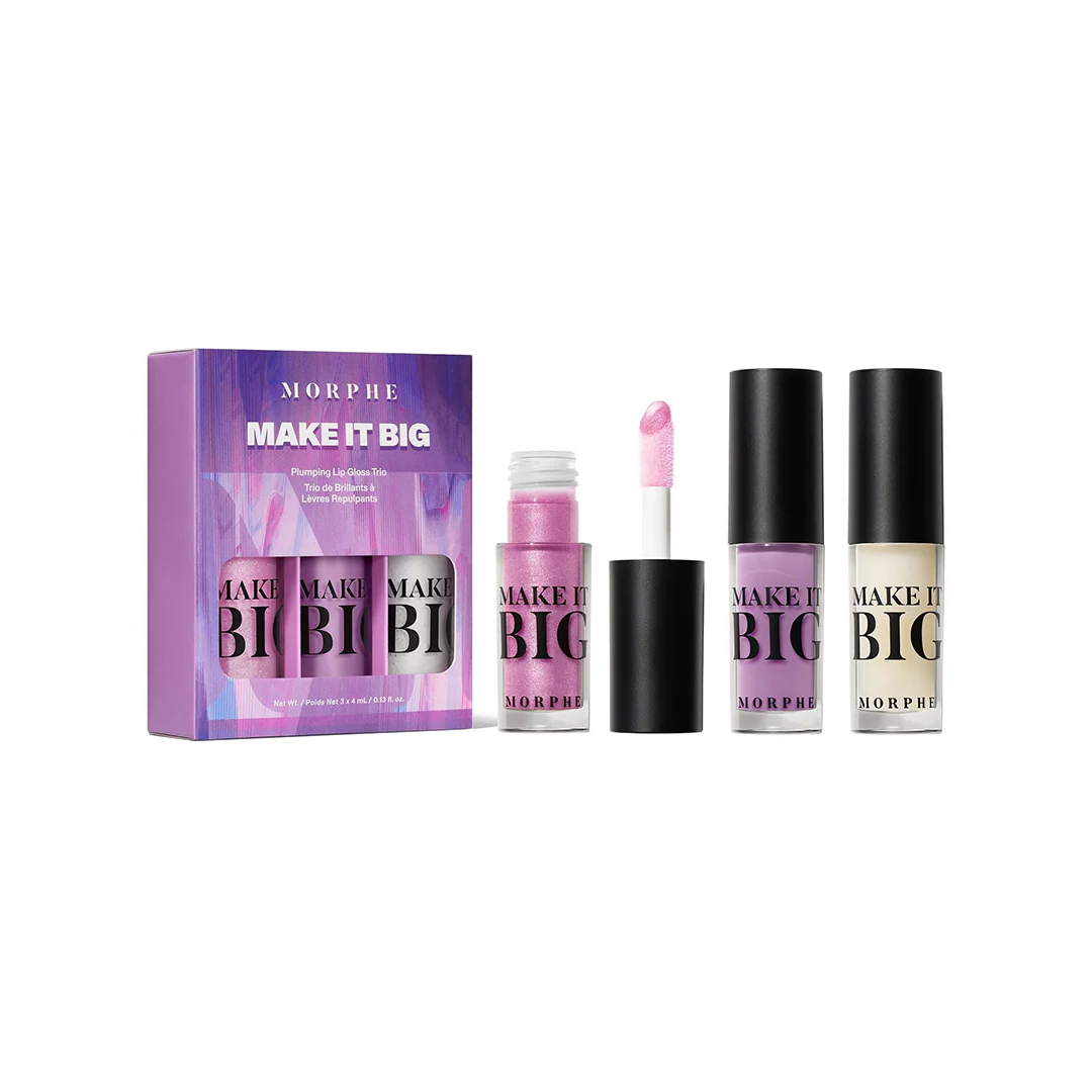 Morphe Ultra Lavender Make It Big Plumping Lipgloss Trio – Beauty Outlet