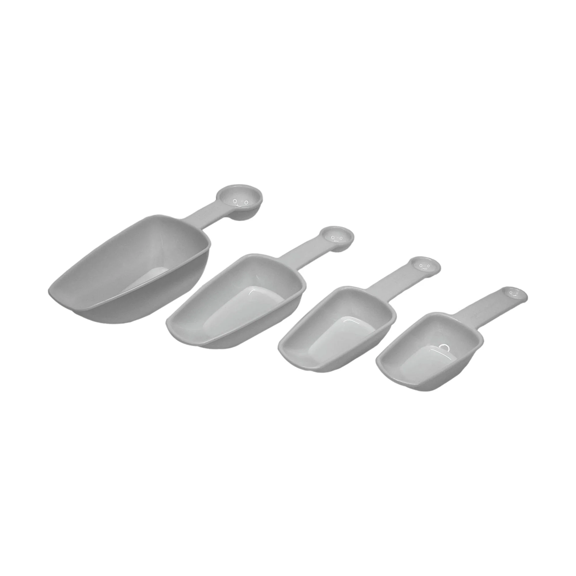 Plastic Measuring Cup & Spoon Set, 4 pc