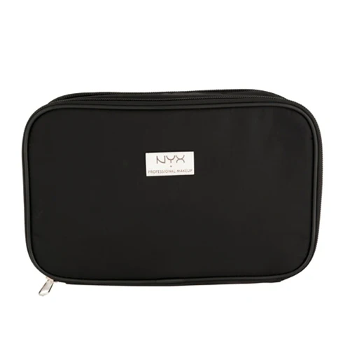 NYX Black Large Rectangular Zipper Makeup Bag - Black