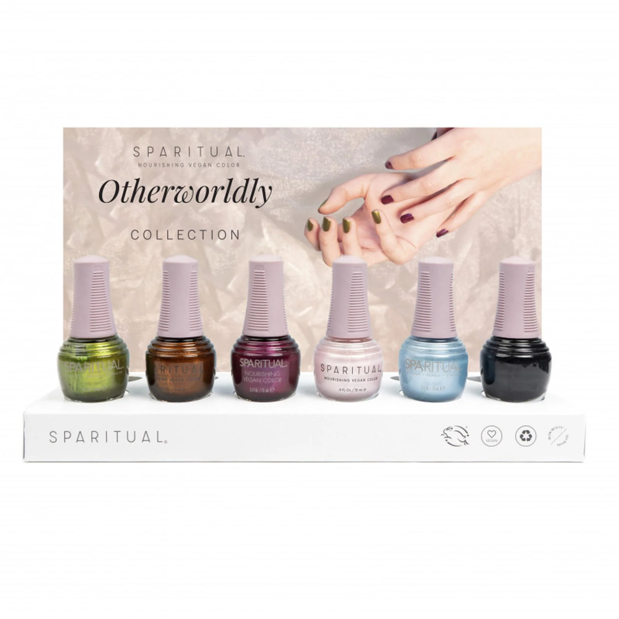 SpaRitual Nourishing Vegan Color, Otherworldly Collection, 18 pc Display