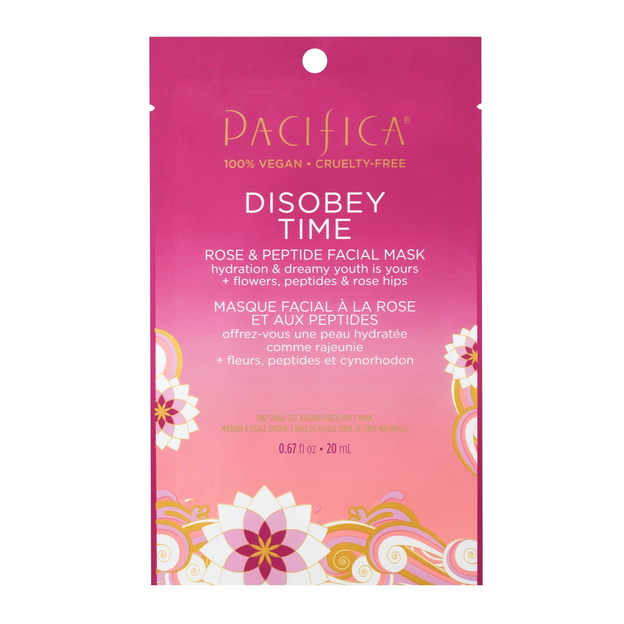 Disobey Time Rose & Peptide Facial Mask