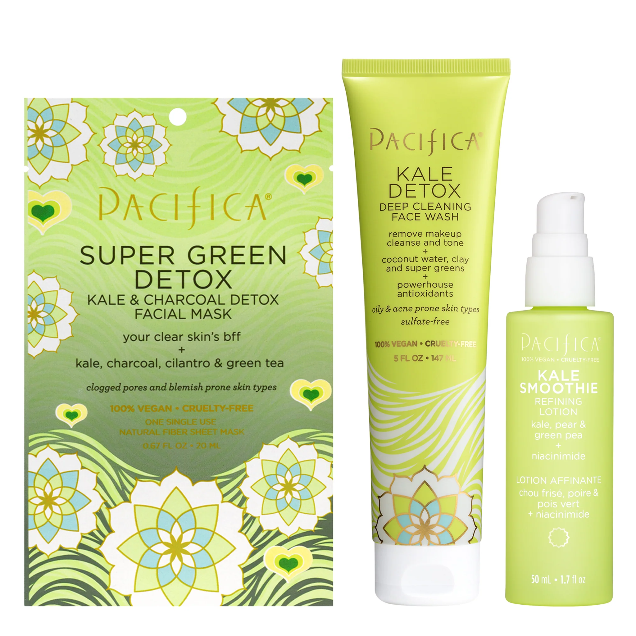 Kale Skincare Trio
