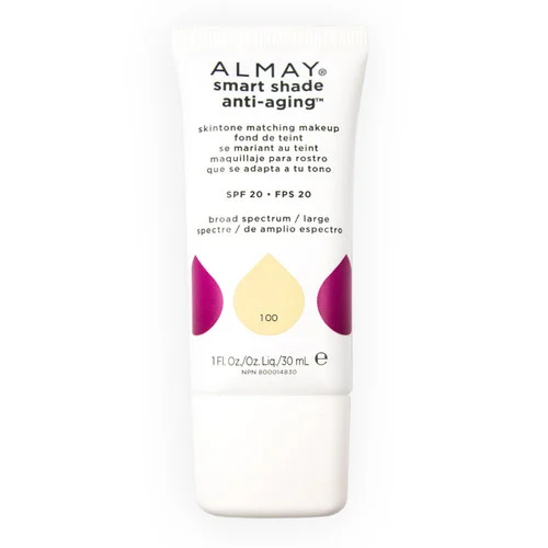 Almay Smart Shade Anti-Aging Skintone Matching Makeup, SPF 20