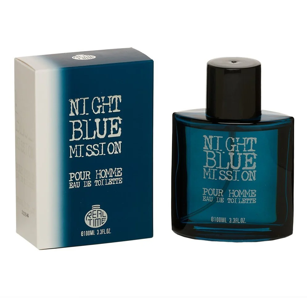 Real Time EDT 100ml Night Blue Mission RT101 – Beauty Outlet