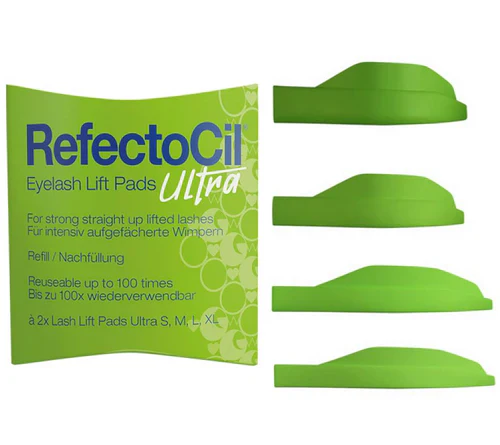 RefectoCil Refill Green Pads for Eyelash Lift, Ultra