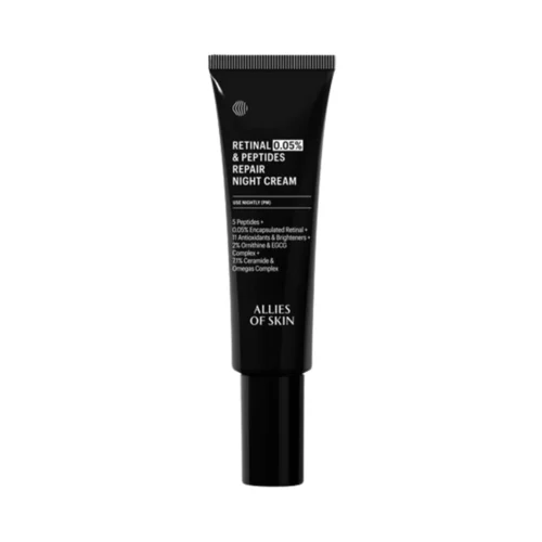 Allies of Skin Retinal 0.05% and Peptides Repair Night Cream 48 ml / 1.62 fl oz 