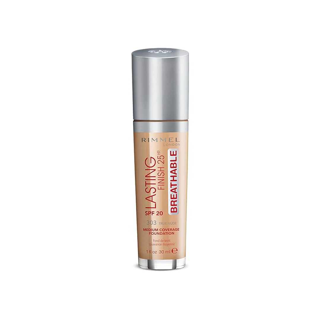 Rimmel Lasting Finish 25H Breathable Foundation 303 True Nude – Beauty Outlet