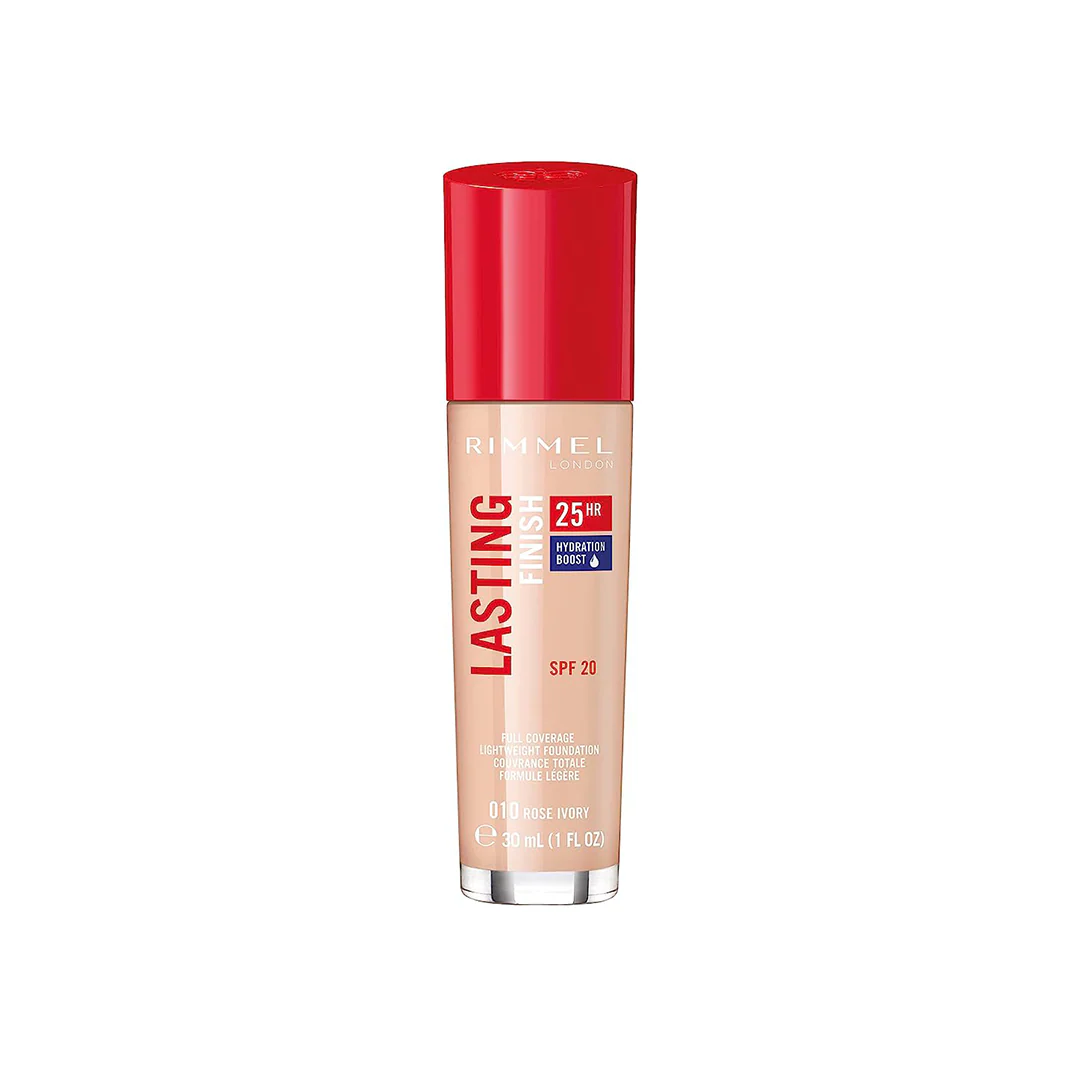 Rimmel Lasting Finish 25H Breathable Foundation Rose Ivory 010 – Beauty Outlet