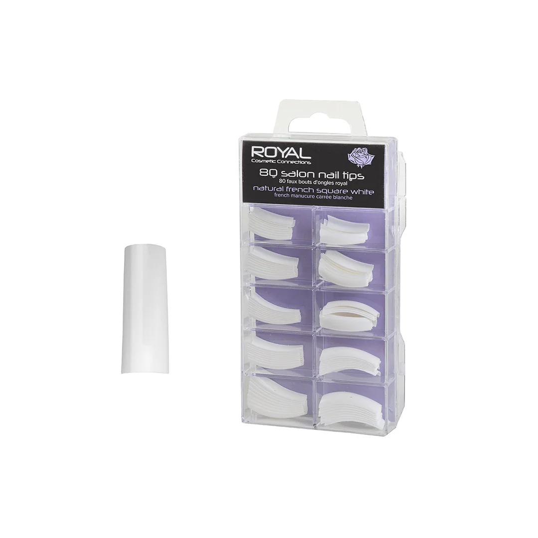 Royal Cosmetics 80 Salon Tips French White NNAI358 – Beauty Outlet