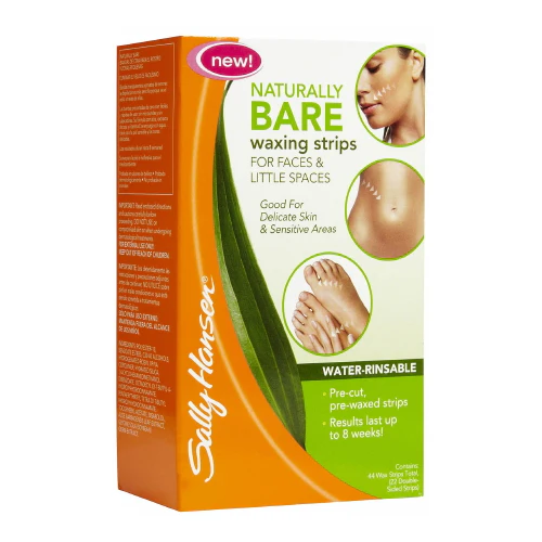 SALLY HANSEN Naturally Bare Waxing Strips for Faces & Little Spaces - Waxing Strips (DC)