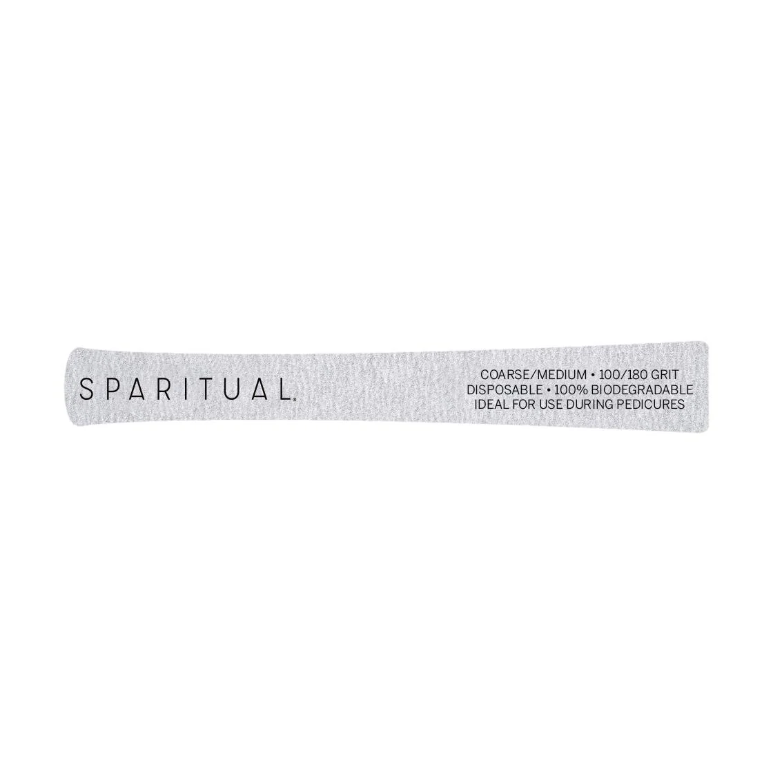 SpaRitual Zebra Board Eco-File Nail, 100/180 Grit, 5 pack