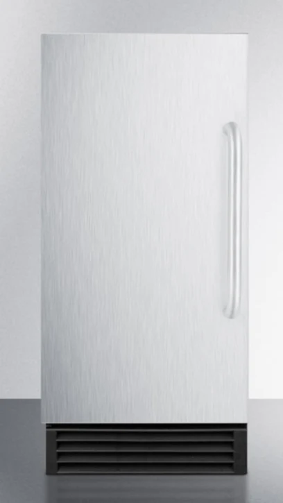 Summit Under Counter Ice Maker, ADA Compliant, Stainless Steel