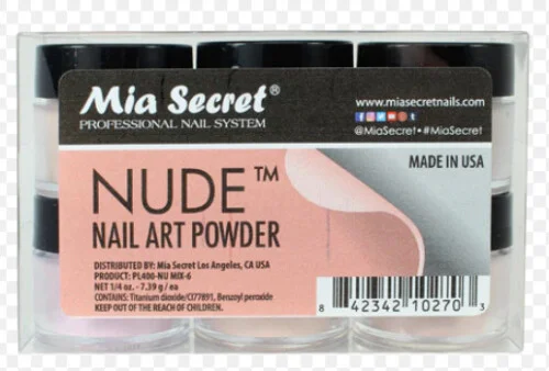 Nude6pcs Acrylic Powder 1/4 oz