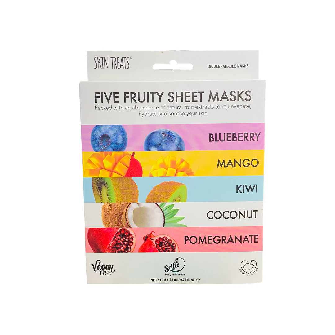 Skin Treats Five Fruity Sheet Mask Set – Beauty Outlet