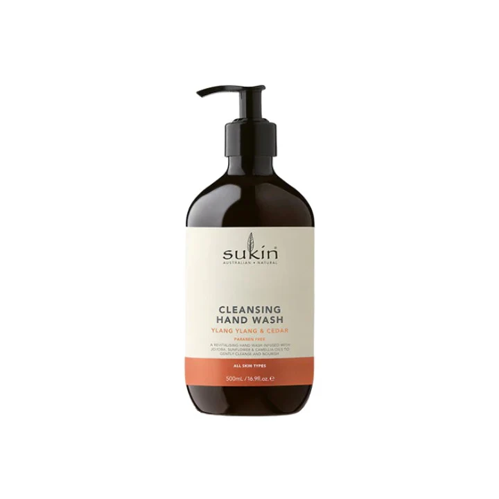 Sukin Cleansing Hand Wash Ylang Ylang & Cedar 500ml – Beauty Outlet