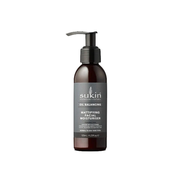 Sukin Oil Balancing Mattifying Facial Moisturiser 125ml – Beauty Outlet