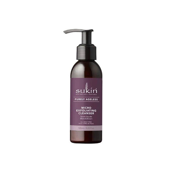 Sukin Purely Ageless Micro Exfoliating Cleanser 125ml – Beauty Outlet