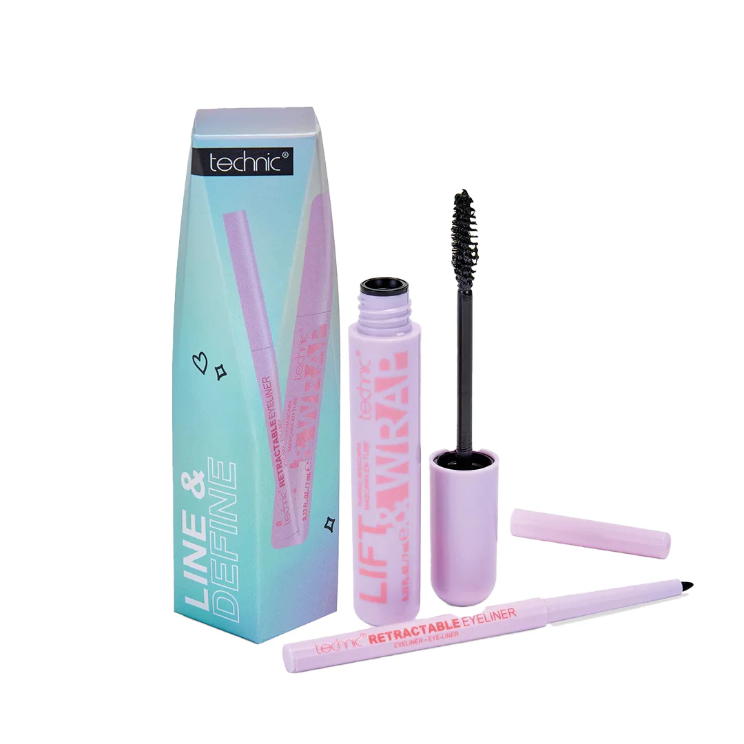 Technic Line & Define Eye Duo Set Eyeliner & Mascara – Beauty Outlet
