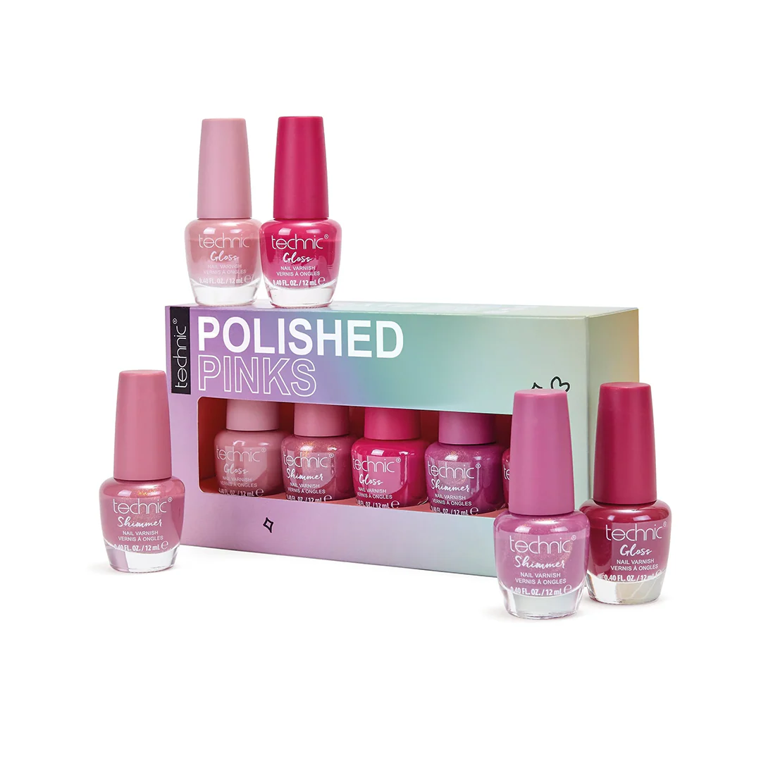 Technic Polished Pinks Nail Polish Set – Beauty Outlet