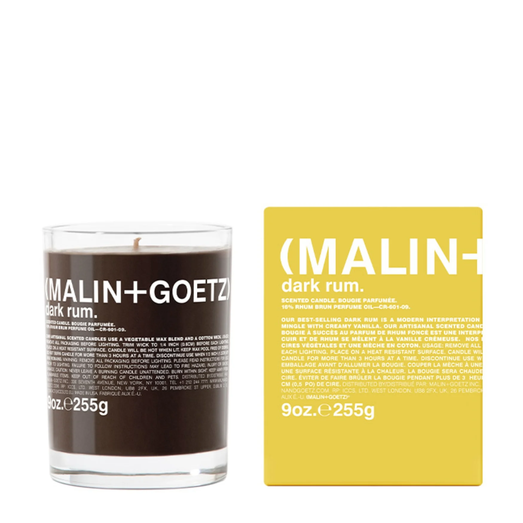 Malin + GoetzDark Rum Candle255G