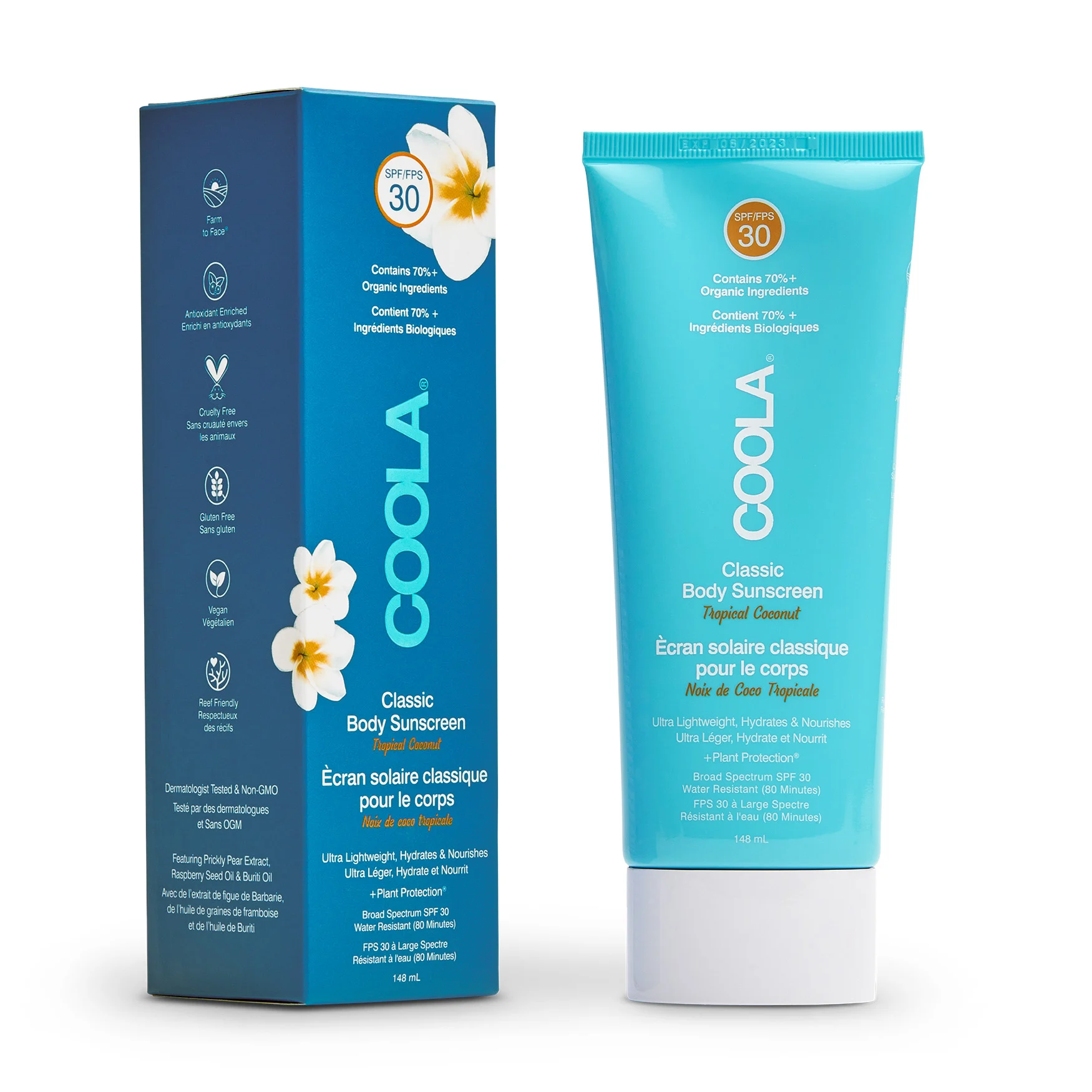 CoolaClassic Body SPF30 Tropical Coconut148ML