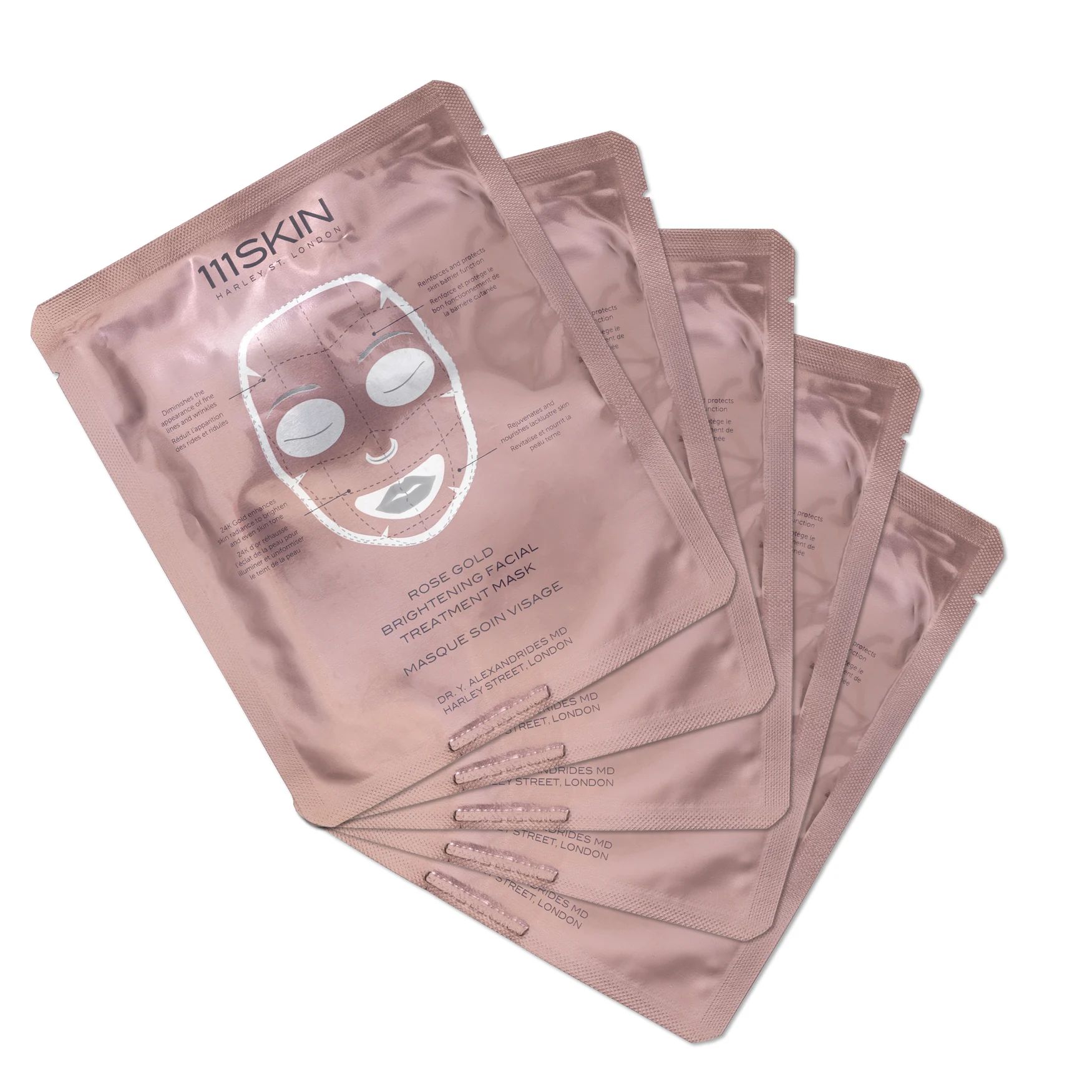 111SKINRose Gold Brightening Facial Treatment Mask box