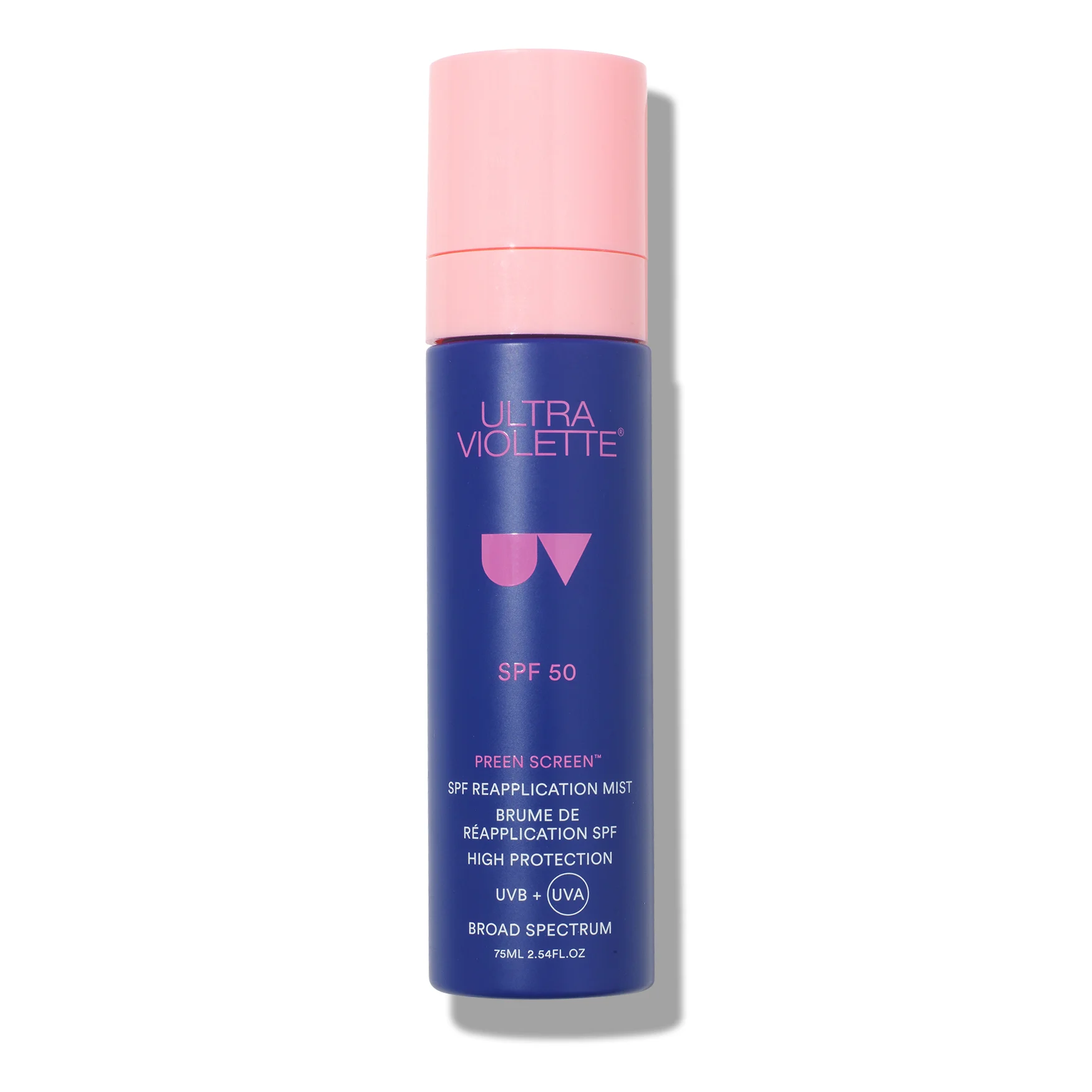 Ultra ViolettePreen Screen SPF50 Reapplication Mist Skinscreen™