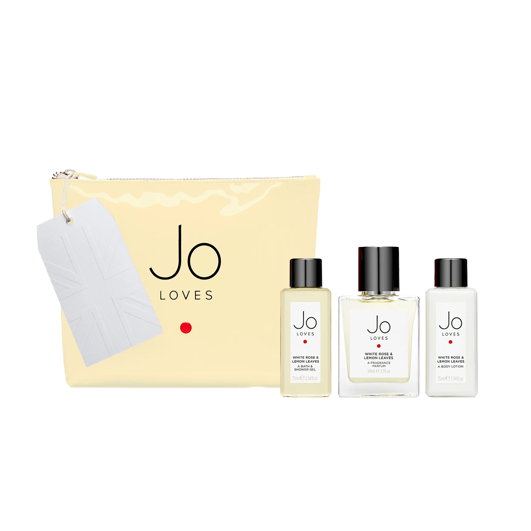 Jo LovesA White Rose & Lemon Leaves Travel Collection