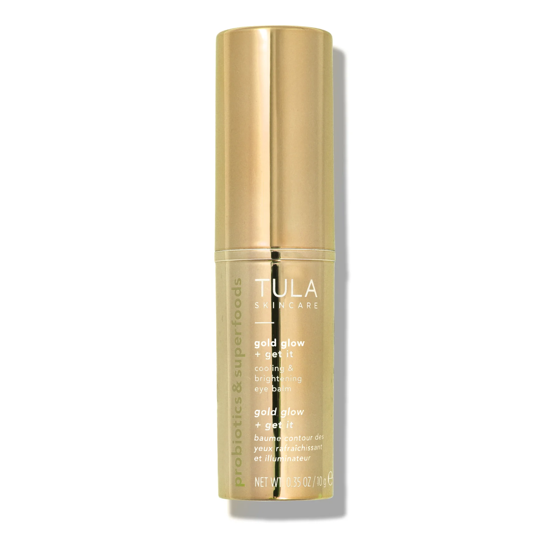 Tula SkincareGold Glow + Get It Cooling & Brightening Eye Balm10G
