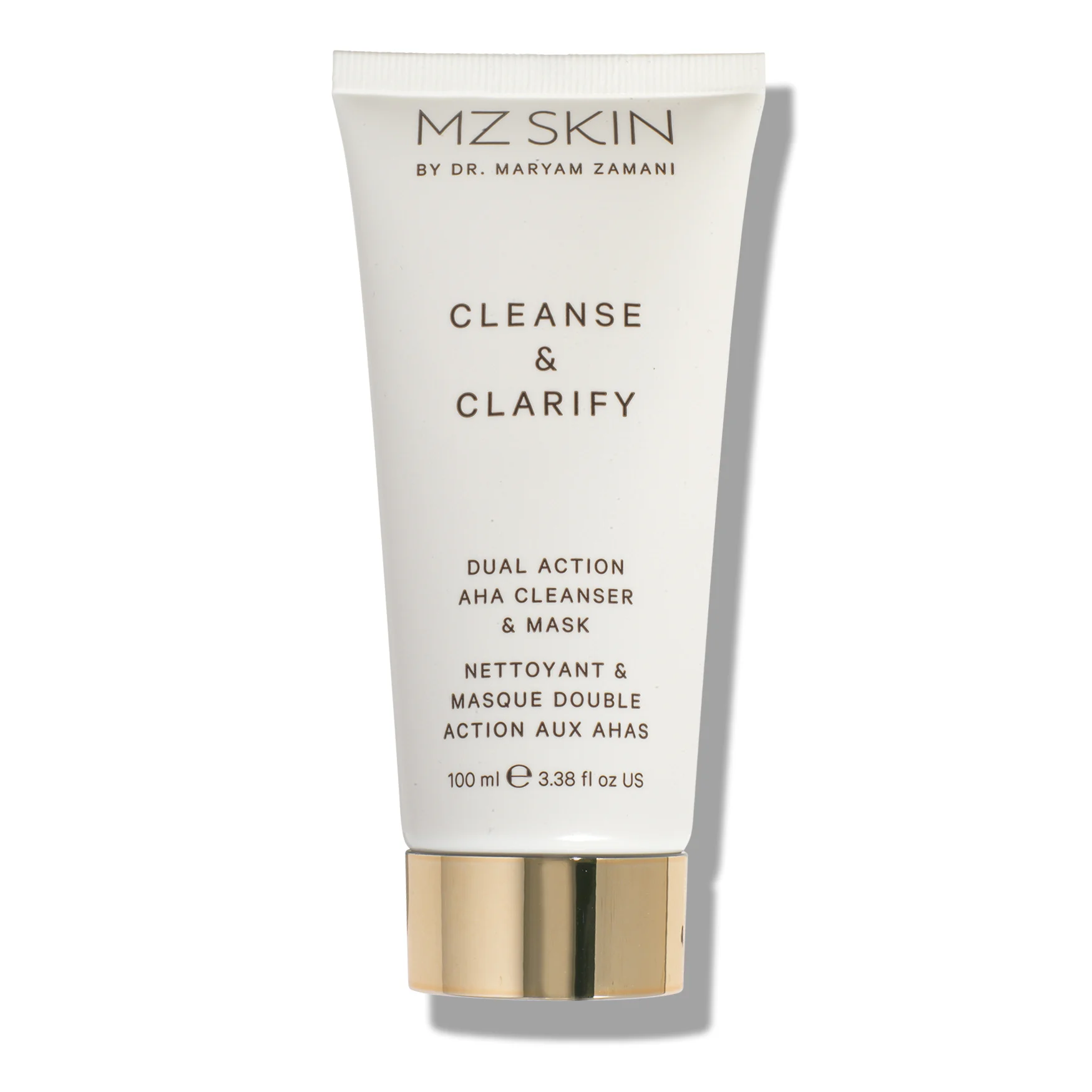 MZ SKINCleanse & Clarify Dual Action AHA Cleanser & Mask100ML