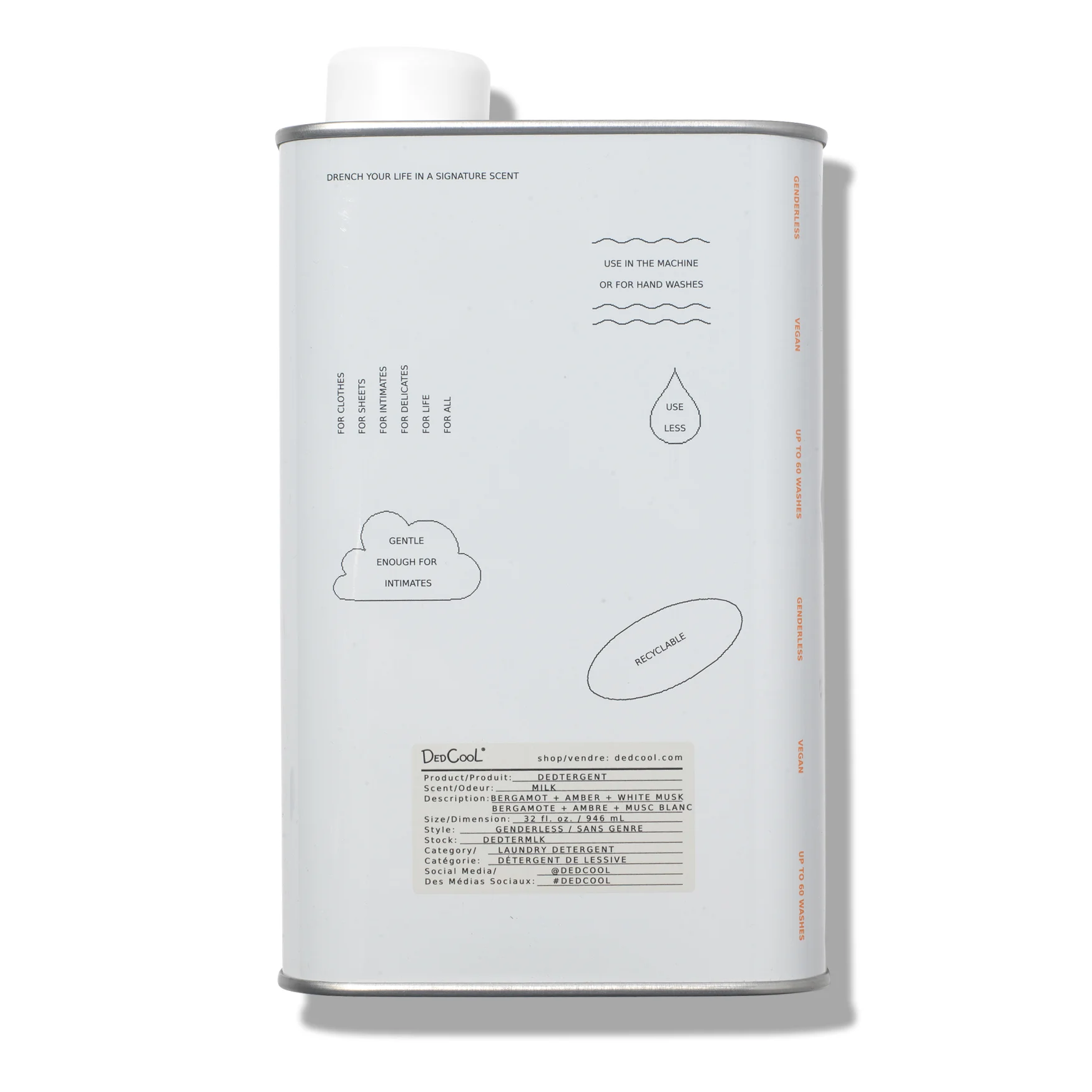 DedCoolDedtergent Milk946ML