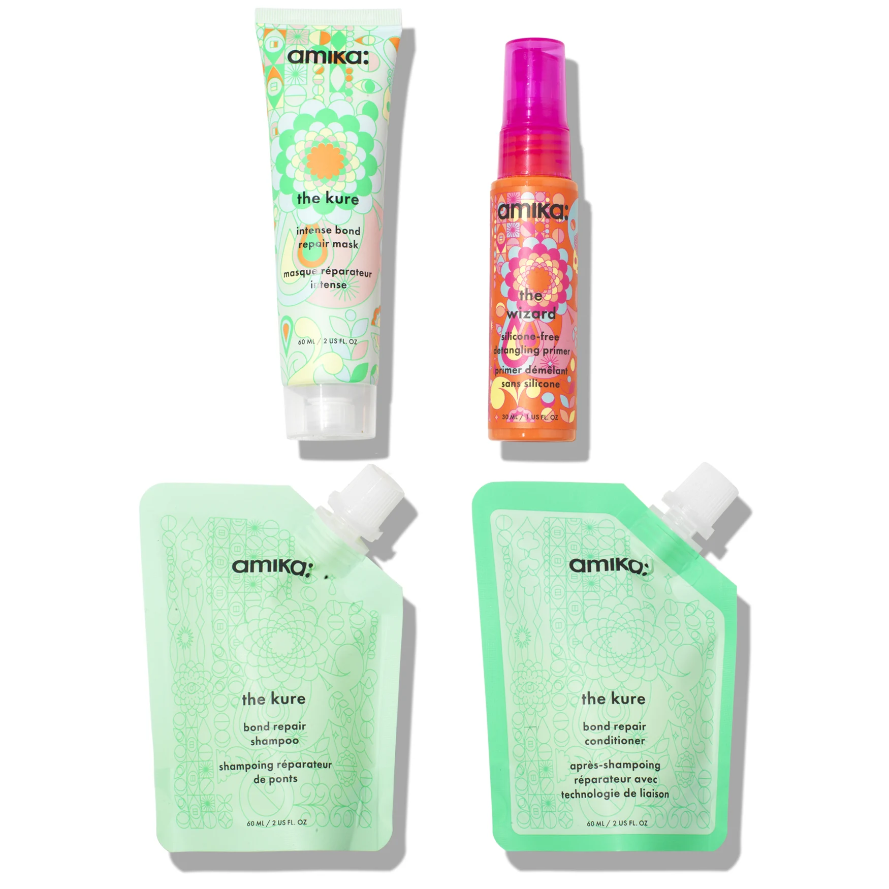 AmikaRescue Team Hair Routine Trial Set210ML