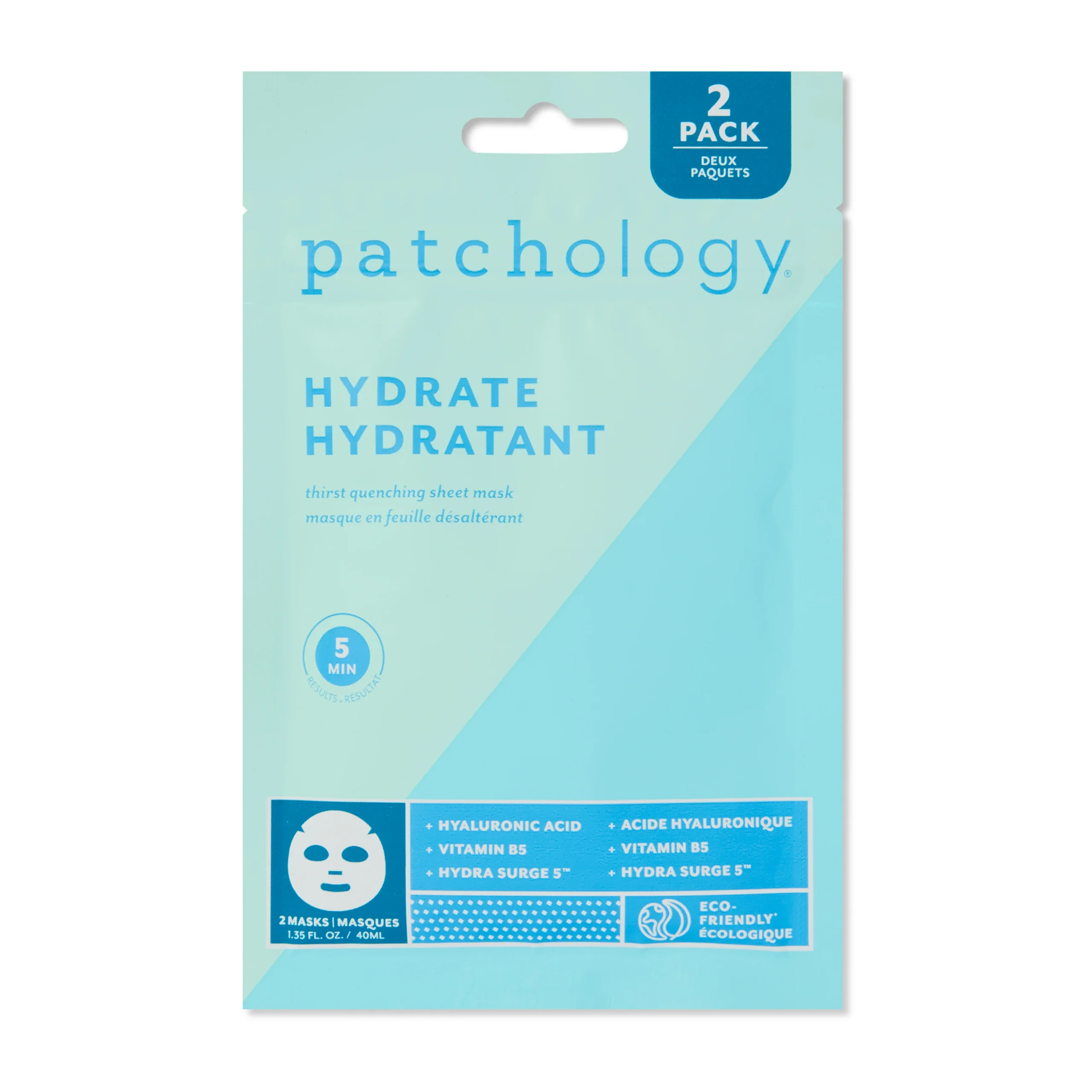 PatchologyHydrate Sheet Mask 2-Pack Sachet51G