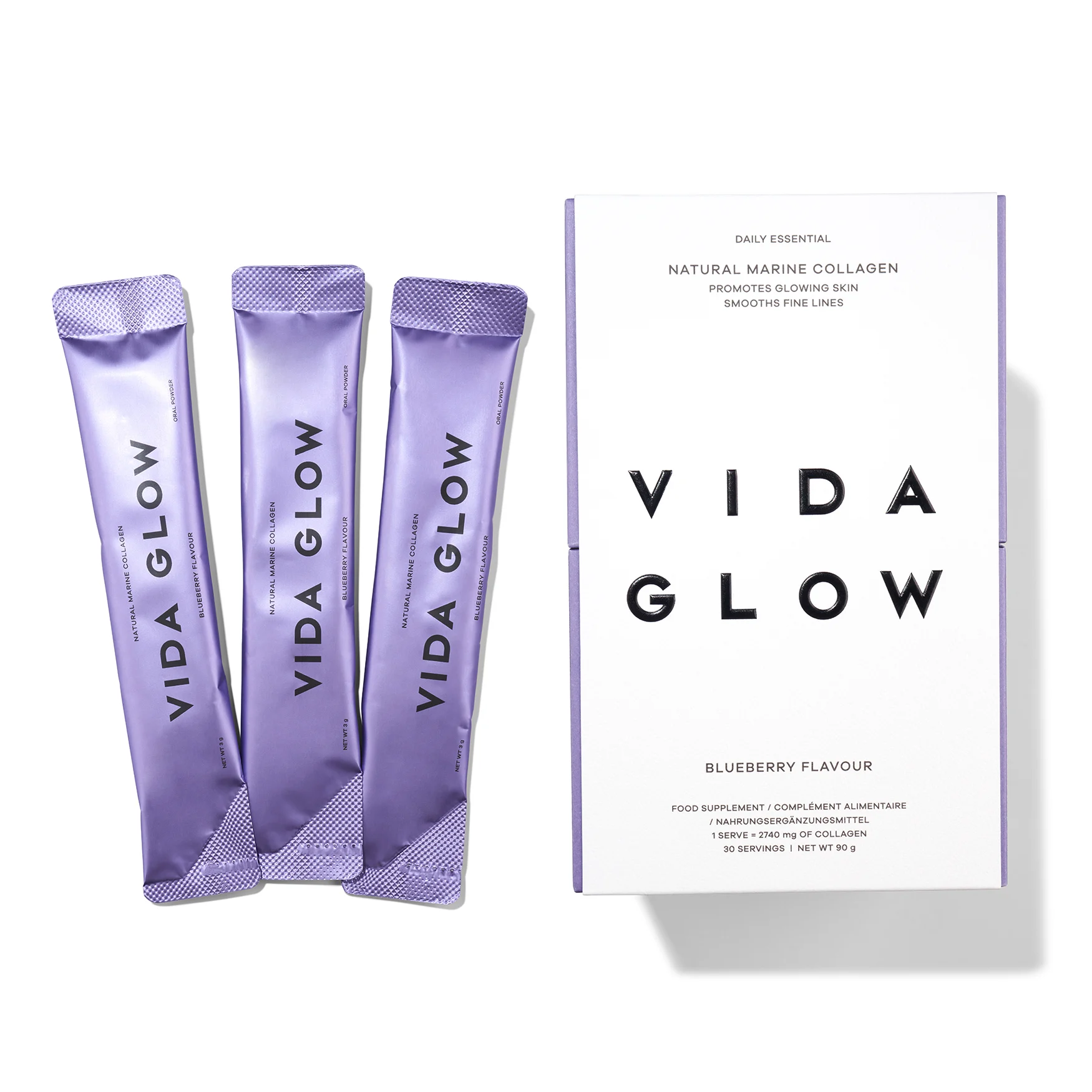 Vida GlowMarine Collagen Blueberry