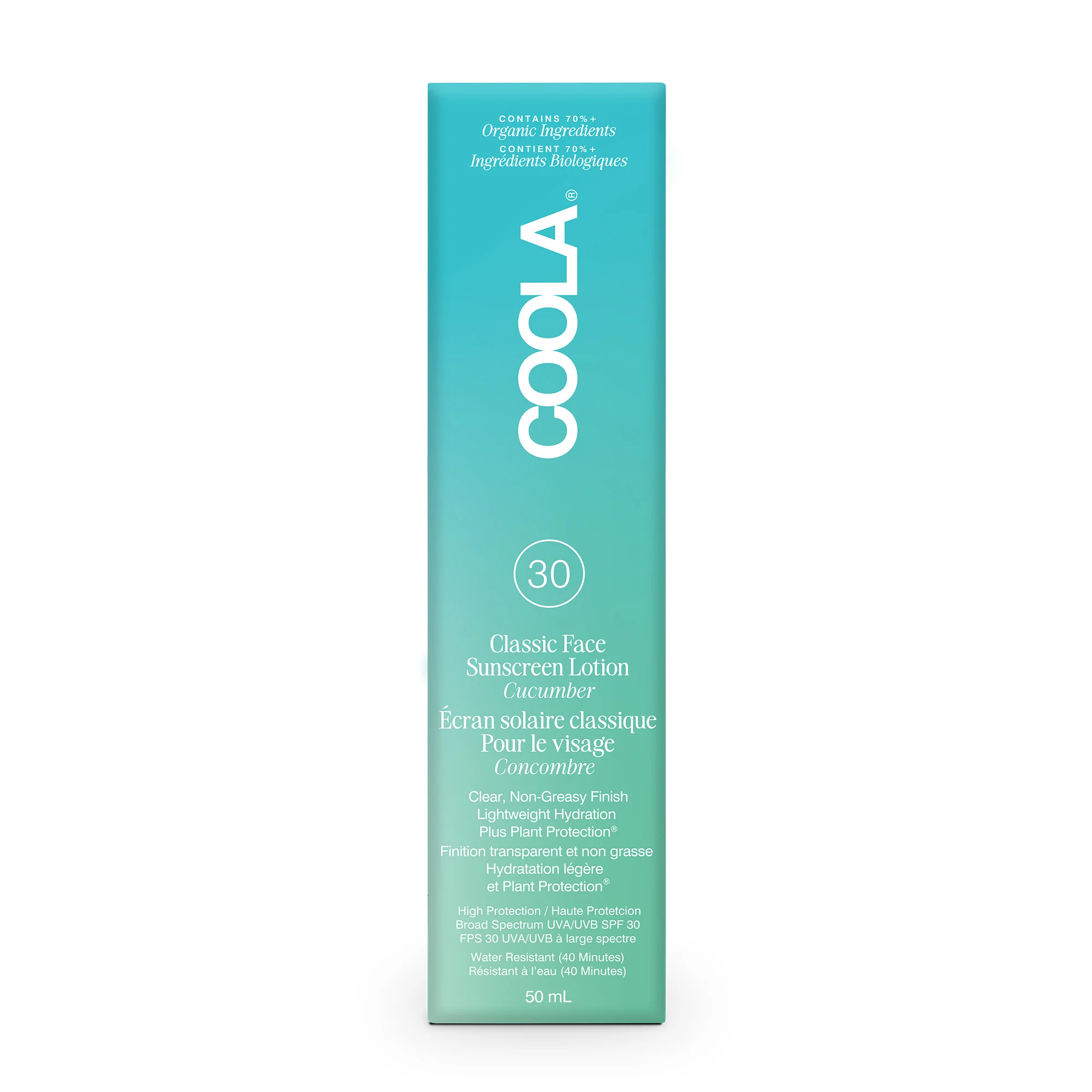 CoolaFace Lotion SPF30 Cucumber