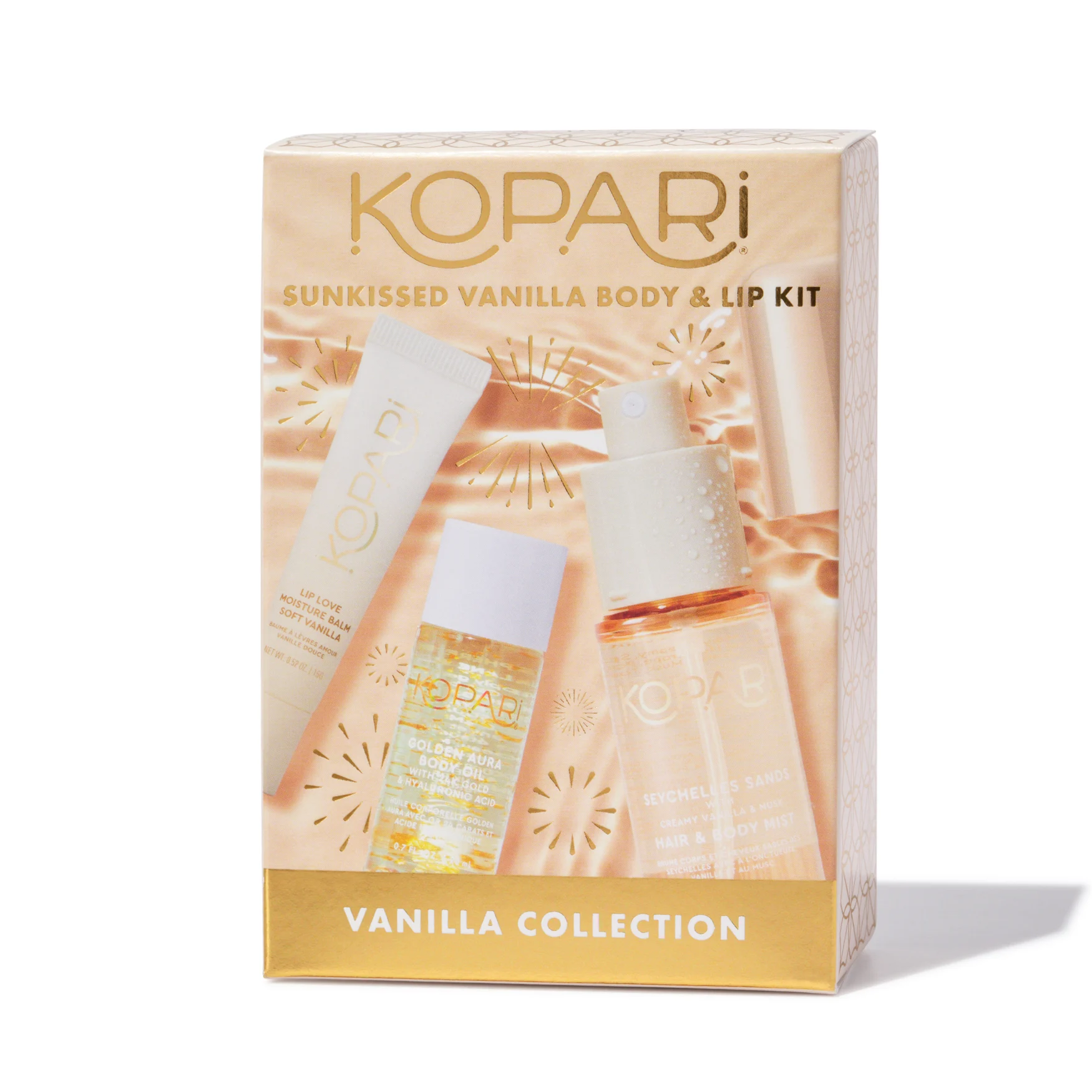 KopariSunkissed Vanilla Body & Lip Kit