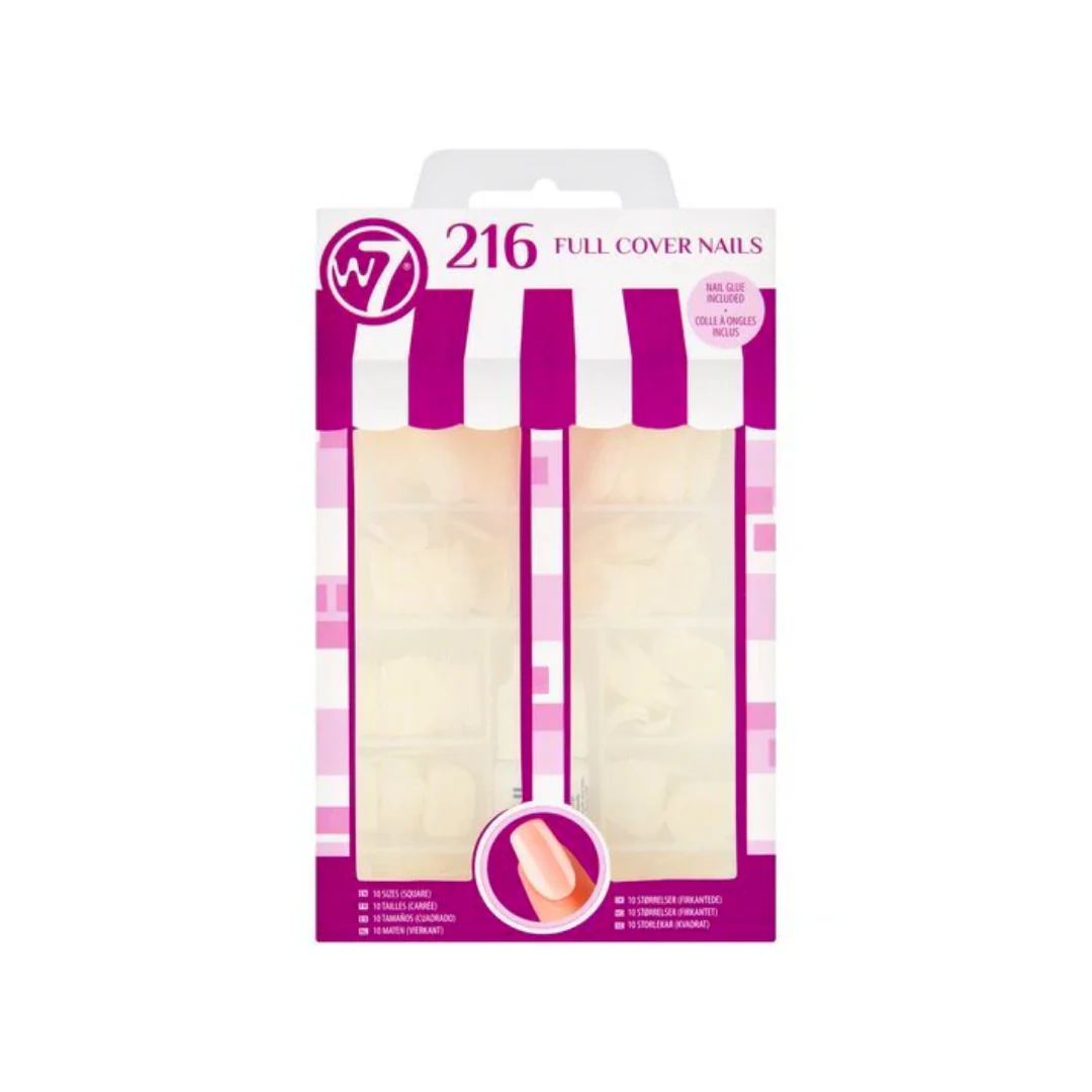 W7 216 Full Cover Nails Square – Beauty Outlet