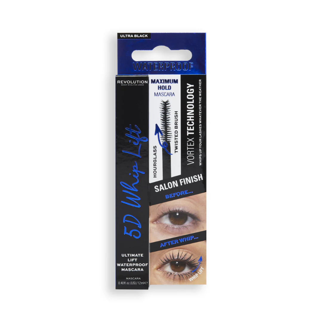 Makeup Revolution 5D Whip Lift Waterproof Mascara – Beauty Outlet