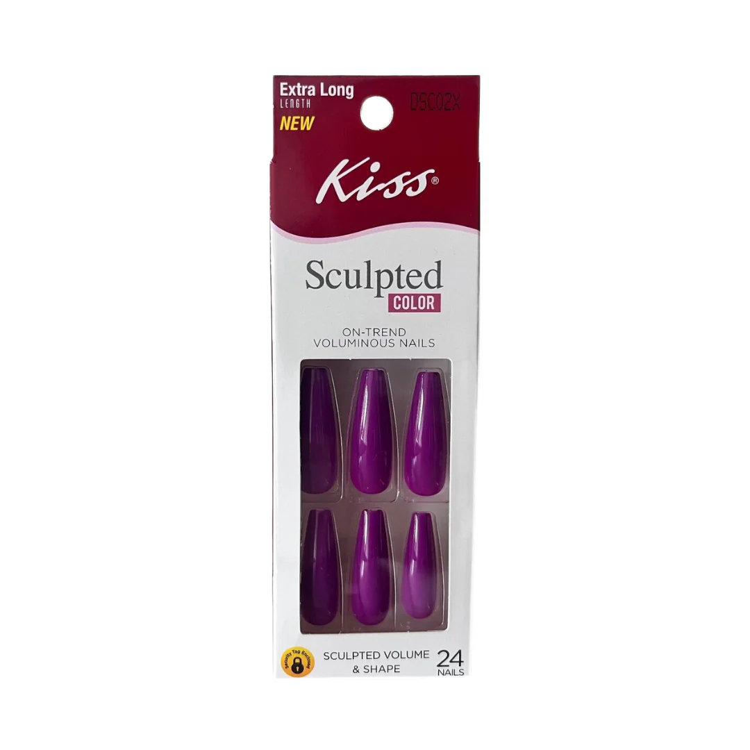 Kiss Nails Sculpted Color 24 Extra Long Nails As Planned – Beauty Outlet