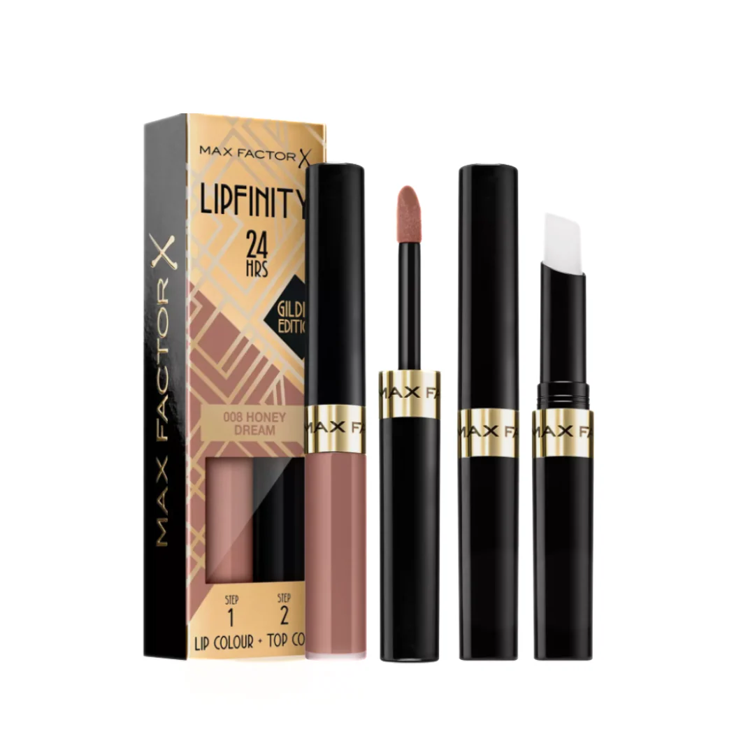 Max Factor Lipfinity Colour & Top Coat 008 Honey Dream – Beauty Outlet