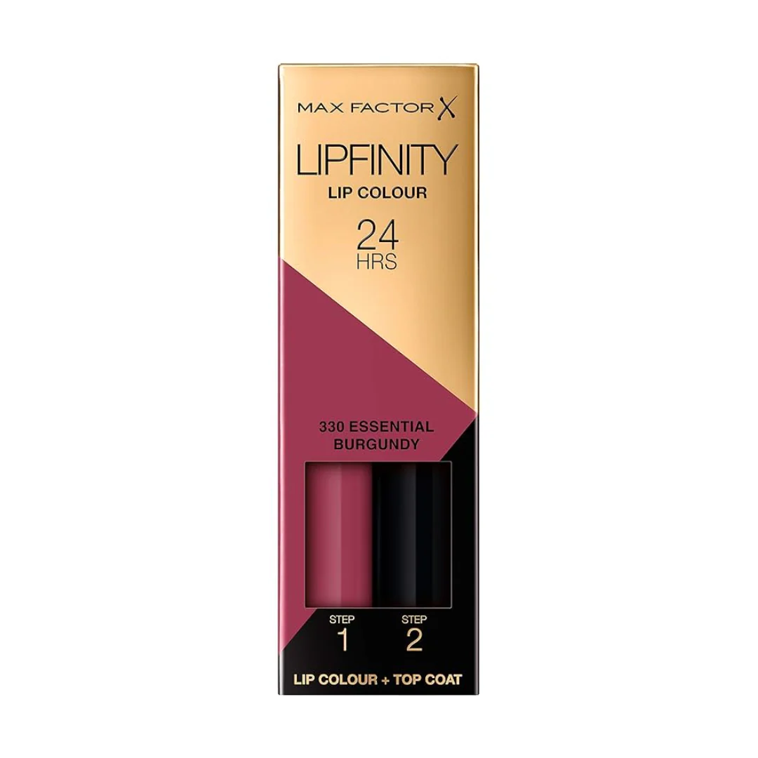 Max Factor Lipfinity Lip Gloss 330 Essential Burgundy – Beauty Outlet