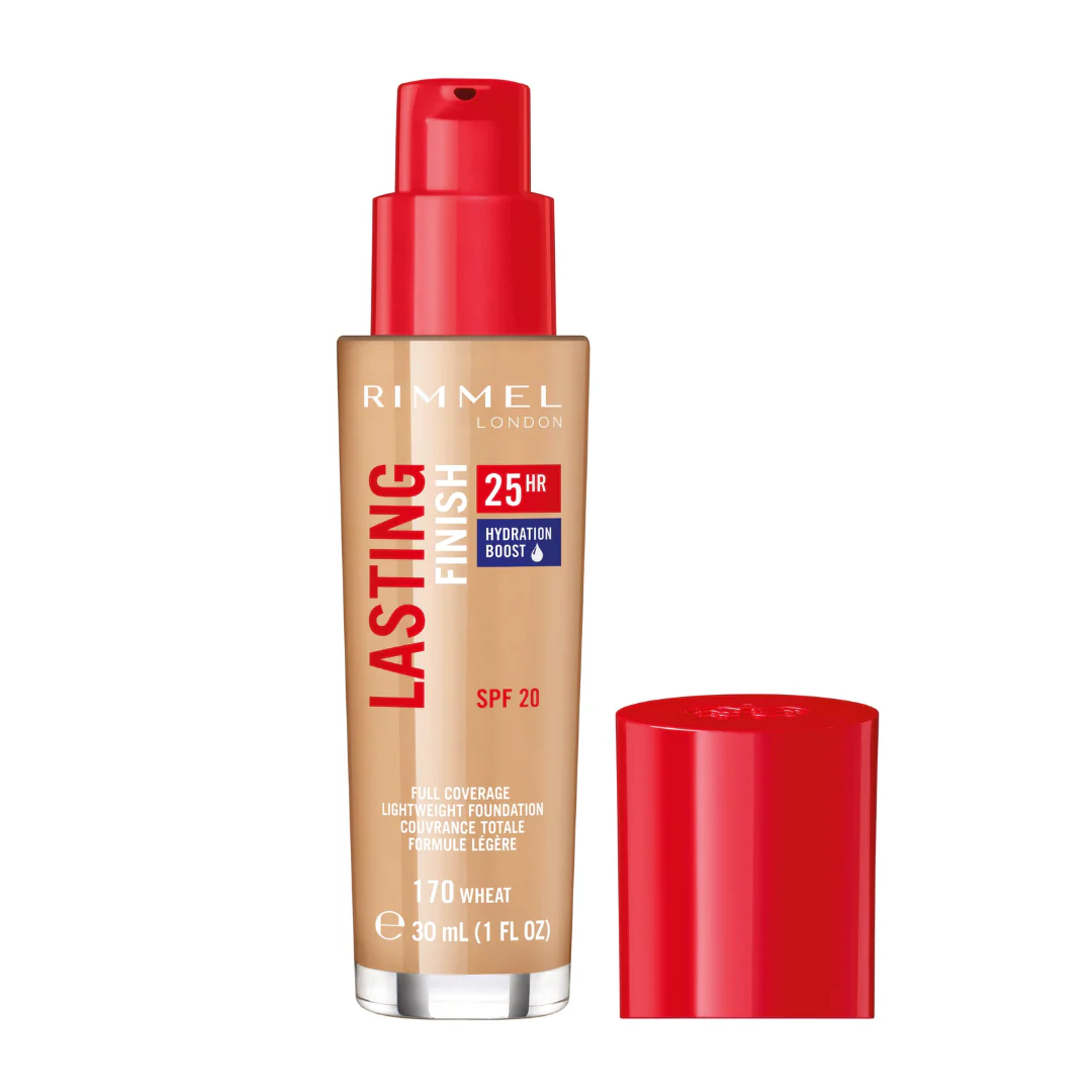 Rimmel Lasting Finish 25H Foundation 170 Wheat SPF20 – Beauty Outlet