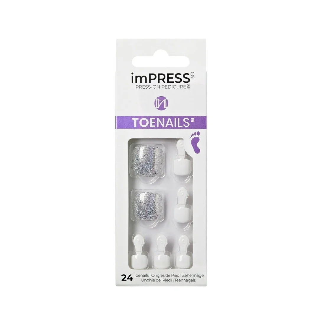 Kiss Impress ToeNails White Sky 89596 – Beauty Outlet