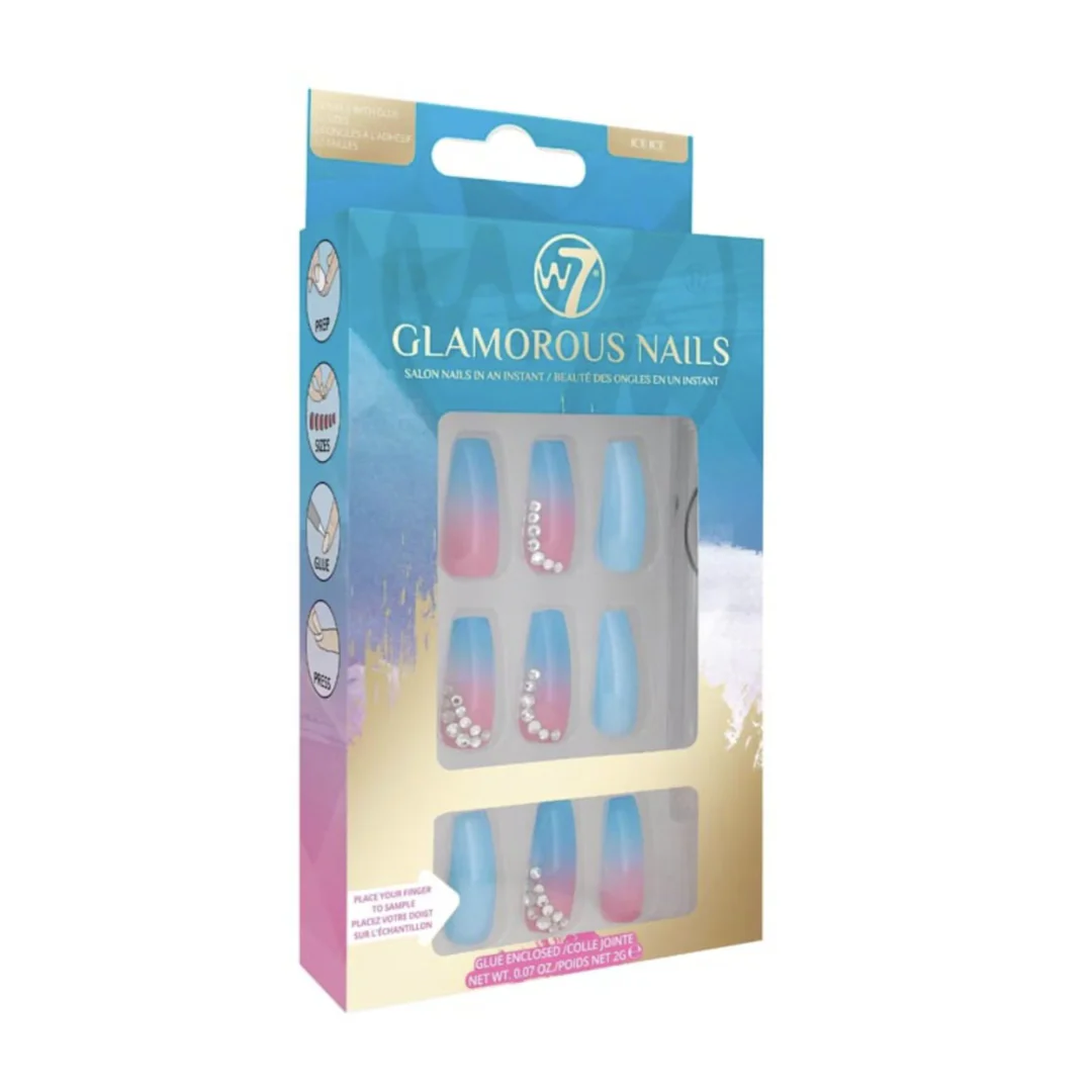 W7 Glamorous Nails Ice Ice – Beauty Outlet
