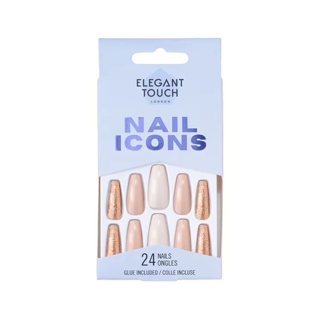 Elegant Touch False Nails Nail Icons Squareletto Poster Girl – Beauty Outlet