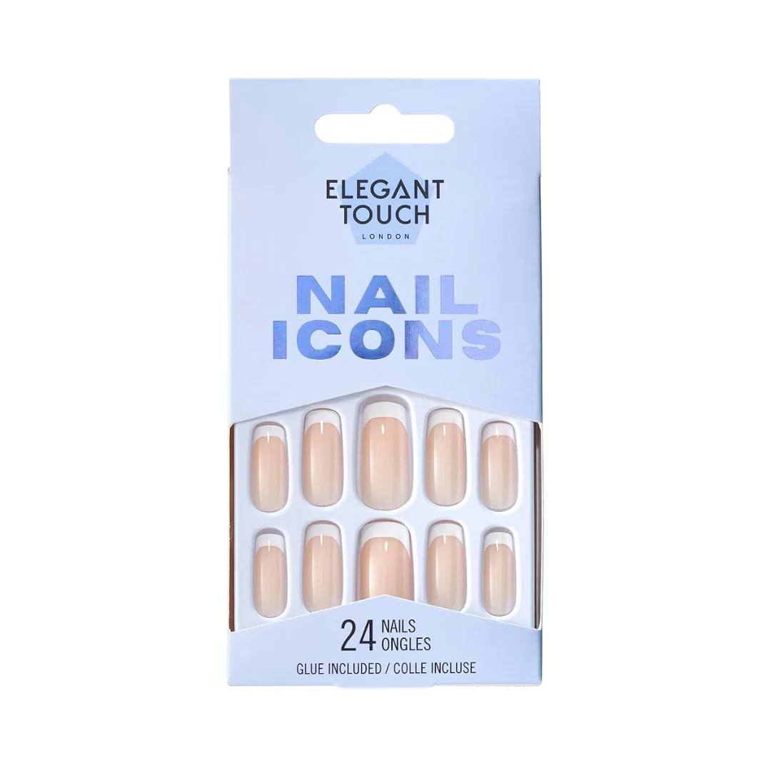 Elegant Touch False Nails Nail Icons Long Squoval Material Gurl – Beauty Outlet