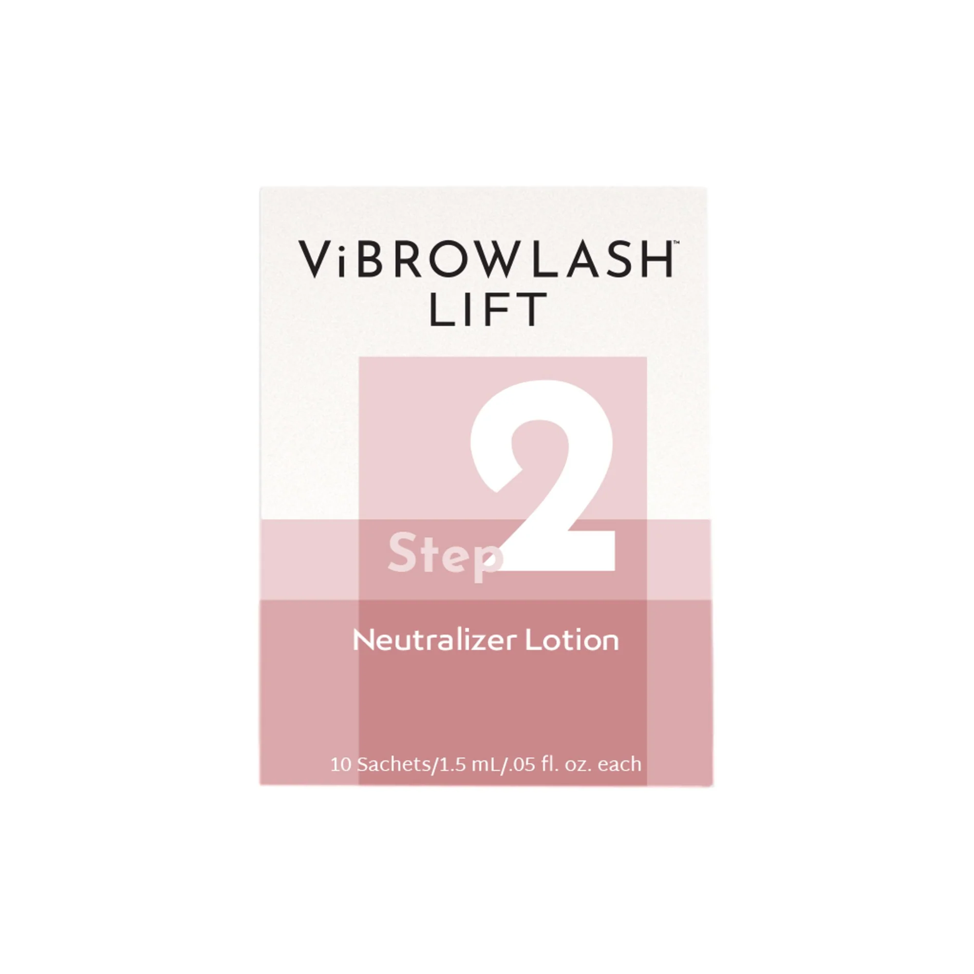 ViBrowLash Lift Neutralizer Lotion, Step 2, 10 ct