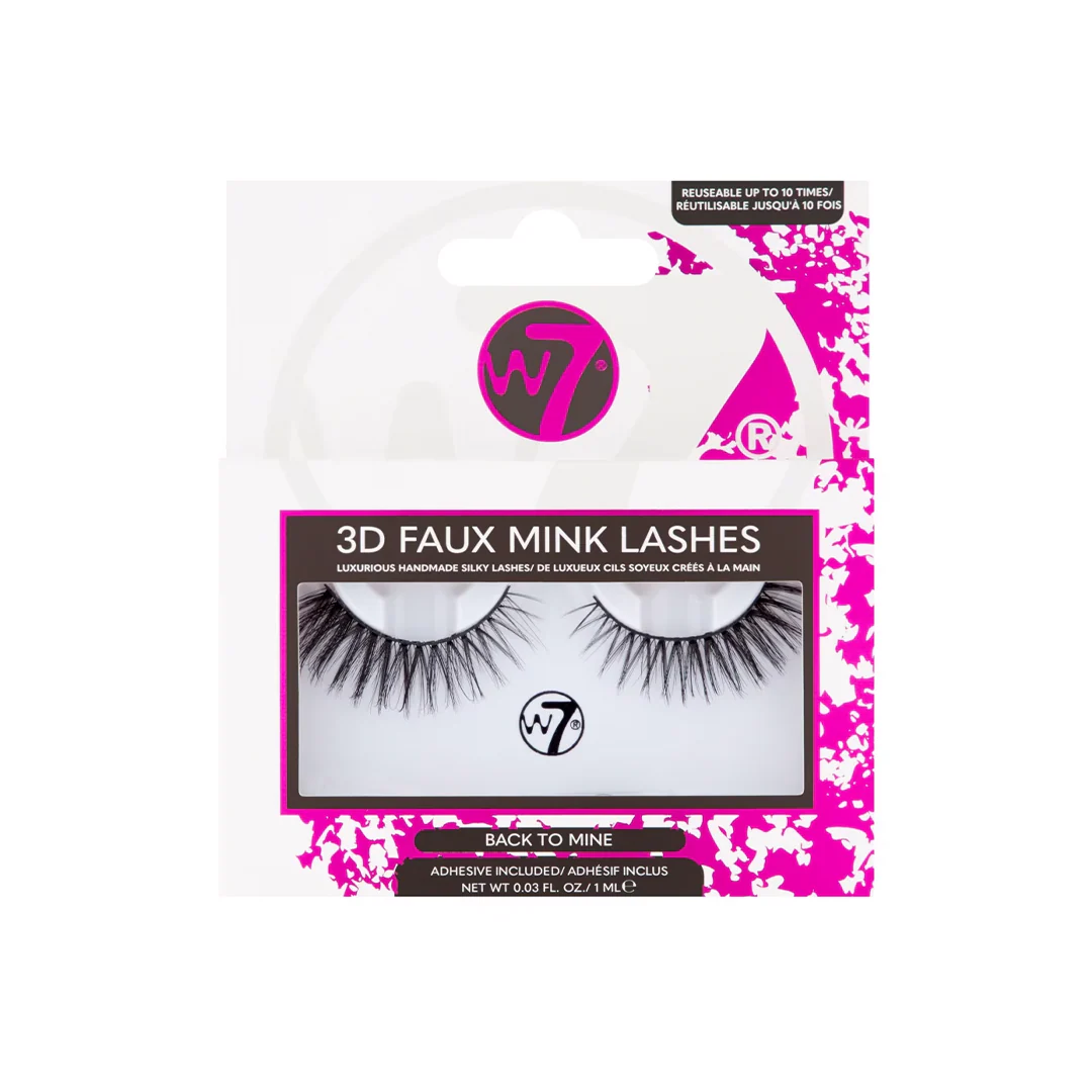 W7 3D Faux Mink Lashes Back To Mine – Beauty Outlet